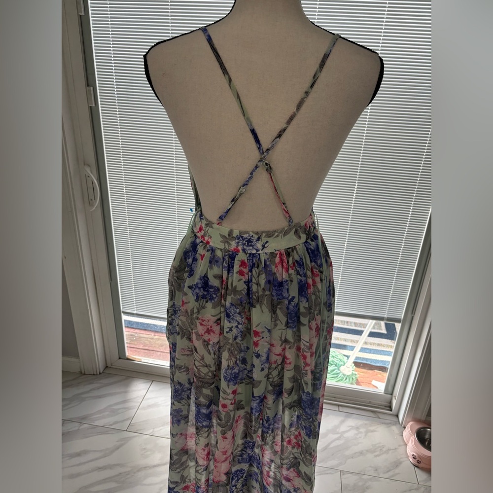 UK2LA /vestido de Flores / Size 2 - Picture 6 of 10